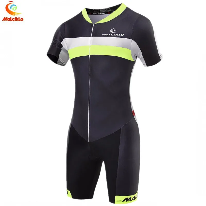 Malciklo بدلة ترايثلون الرجال ملابس ركوب الدراجات برو فريق Skinsuit بذلة مايوه الدراجات جيرسي روبا Ciclismo الدراجة الرياضية