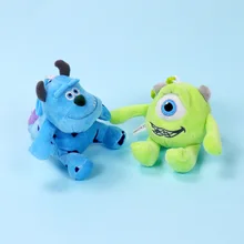 Cute Plush Monsters Inc. Monsters University Mike Wazowski Sully Keychain Action Figure Model Toys Dolls Gift Key rings Cute Plush Monsters Inc. Monsters University Mike Wazowski Sully Keychain Action Figure Model Toys Dolls Gift Key rings