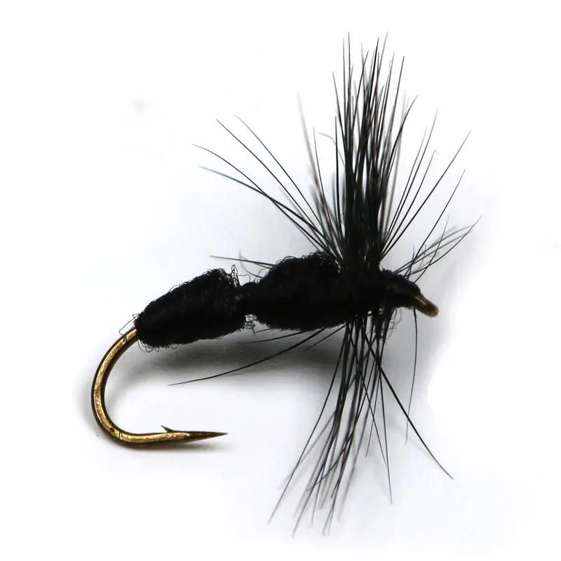 Icerio 8 قطع #10 النمل fly trout الأسود بات النمل يطير الصيد السحر