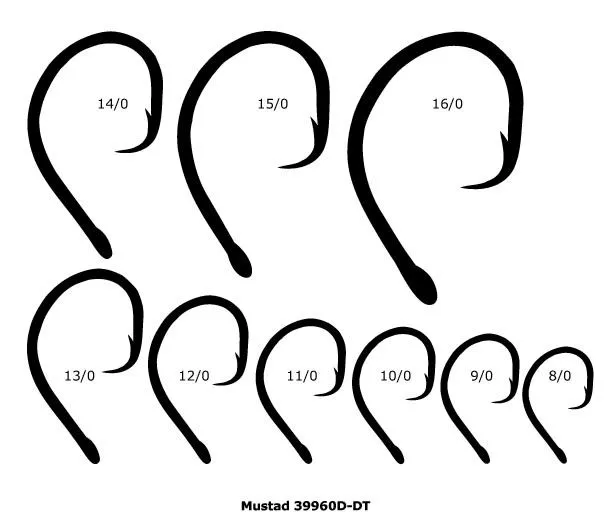 20 штук 13/0 Mustad тунец круглый рыболовный крючок из нержавеющей стали тунец круглый рыболовный крючок колючий крючок для рыбалки