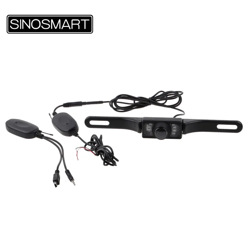 SINOSMART 2 4G Беспроводная универсальная парковочная камера заднего вида для