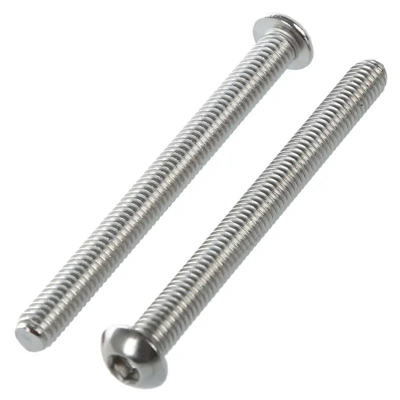 Stainless Steel Button Head Screw, Hex Socket Bolts TypeM6 / 6mm Bolt