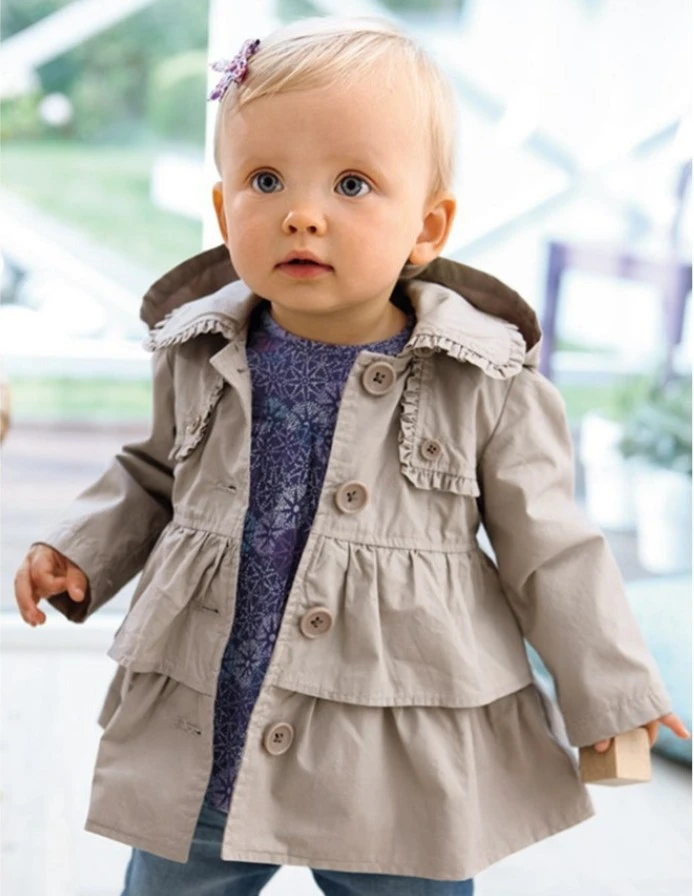 Mode Enfant De Sexe Feminin Avec Capuche Tranchee Vetements Automne Beau Bebe Filles Manches Longues Kaki Veste Fille Vetements Enfants Manteau Aliexpress