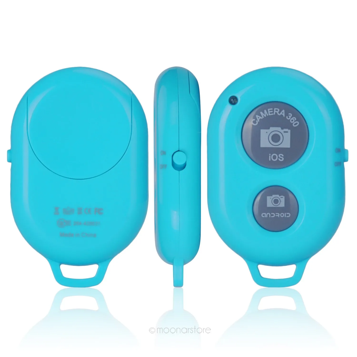 Автоспуск селфи пульт дистанционного управления Bluetooth беспроводной пульт дистанционного спуска затвора Автоспуск для Android 4,1 выше смартфонов#08
