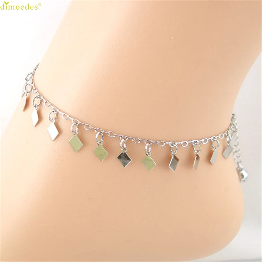 

HOT Brand Lozenges Women Ankle Bracelet Barefoot Sandal Beach Foot Jewelry