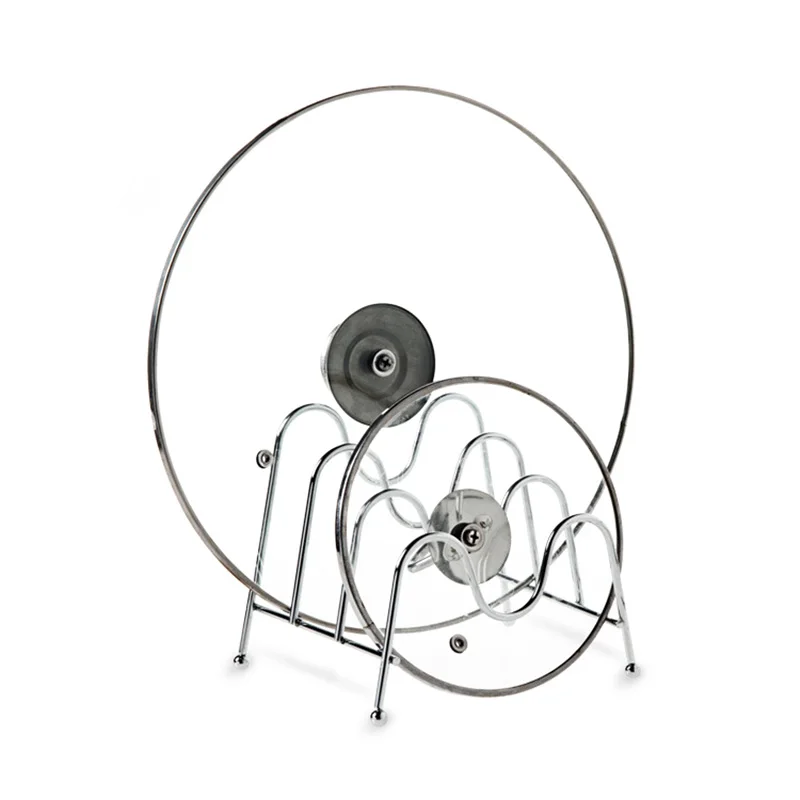 Ew 1 шт. многофункциональная многослойная кастрюля крышка Подставка держатель стеллаж полки кухонный инструмент для хранения металлическая крышка Держатель - Цвет: 1PC
