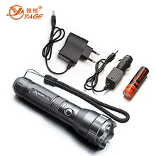 YAGE Cree Flashlight Shock Resistant Flashlight 18650 Powerful Led Flashlight Waterproof Torch Linterna Tactica Lampe Torche