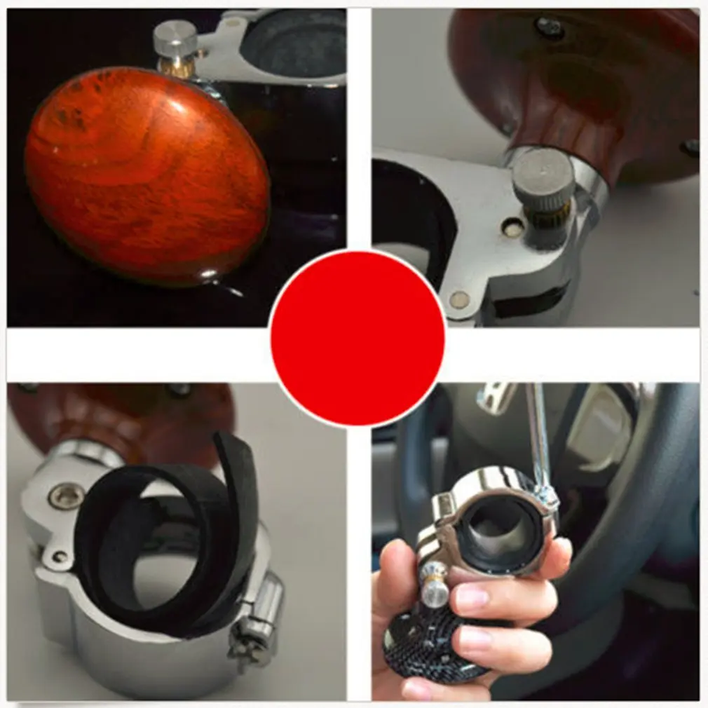 Универсальный Автомобильный руль ручка бустерный мяч Руль металлический подшипник грузовик ручка рулевое колесо вспомогательный усилитель