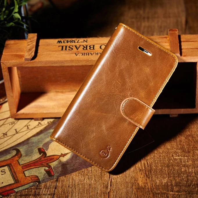 

Magnetic Detachable Vintage Leather 2 In 1 Design Flip Wallet Case card holder Cover For iPhone X 8 7plus For Samsung S8 S7 Edge