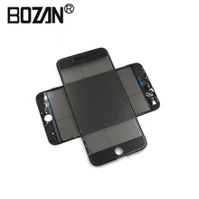 20 шт./партия замена сенсорной панели холодного нажатия 4 в 1 экран Переднее стекло с рамкой& OCA& поляризатор для iPhone 7 6 6s plus 8