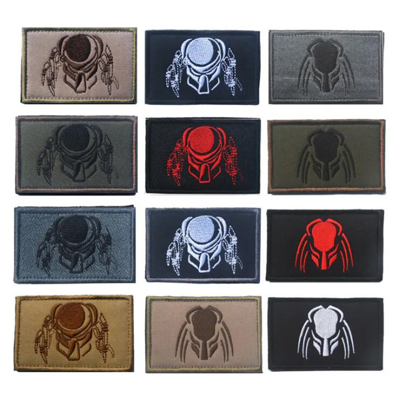 

3D Embroidered Jagged Warrior Embroidery Badge Armband Predator Star Wars Black Warrior Patch Apparel Personality Accessories