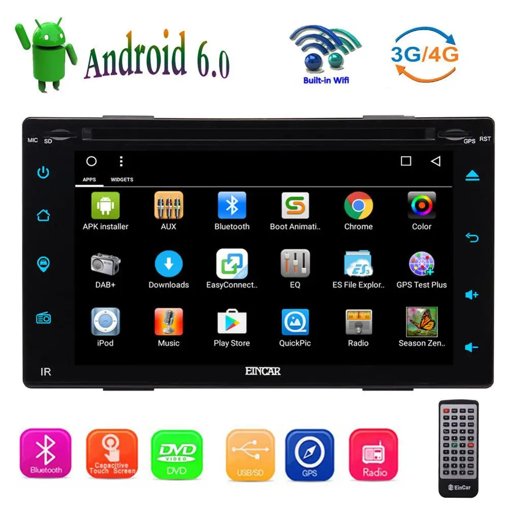 Cheap In Dash Radio Car DVD Navigation Stereo Android 6.0 GPS 2DIN Player 6.2" WIFI 4G 0 Cheap In Dash Radio Car DVD Navigation Stereo Android 6.0 GPS 2DIN Player 6.2" WIFI 4G 0