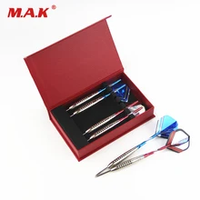 6 шт Прямые Дартс 23 г Профессиональные белые стальные наконечники Дартс с медный бочонок для игр в помещении