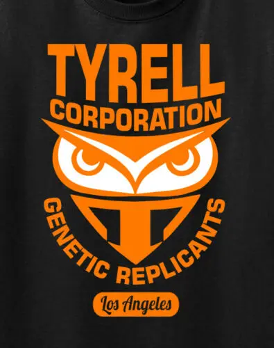 Мужская футболка в стиле ретро Tyrell Blade Runner модель 80S все размеры унисекс