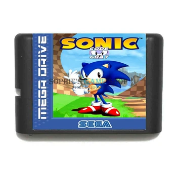 

Sonic Code Gray Game Cartridge Newest 16 bit Game Card For Sega Mega Drive / Genesis System