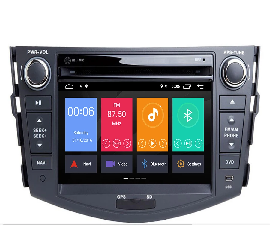 Android 9,1 ips dvd-плеер для Toyota RAV4 Rav 4 2006 2007 2008 2009 2010 2011 2 din 1024*600 gps-навигации Wi-Fi