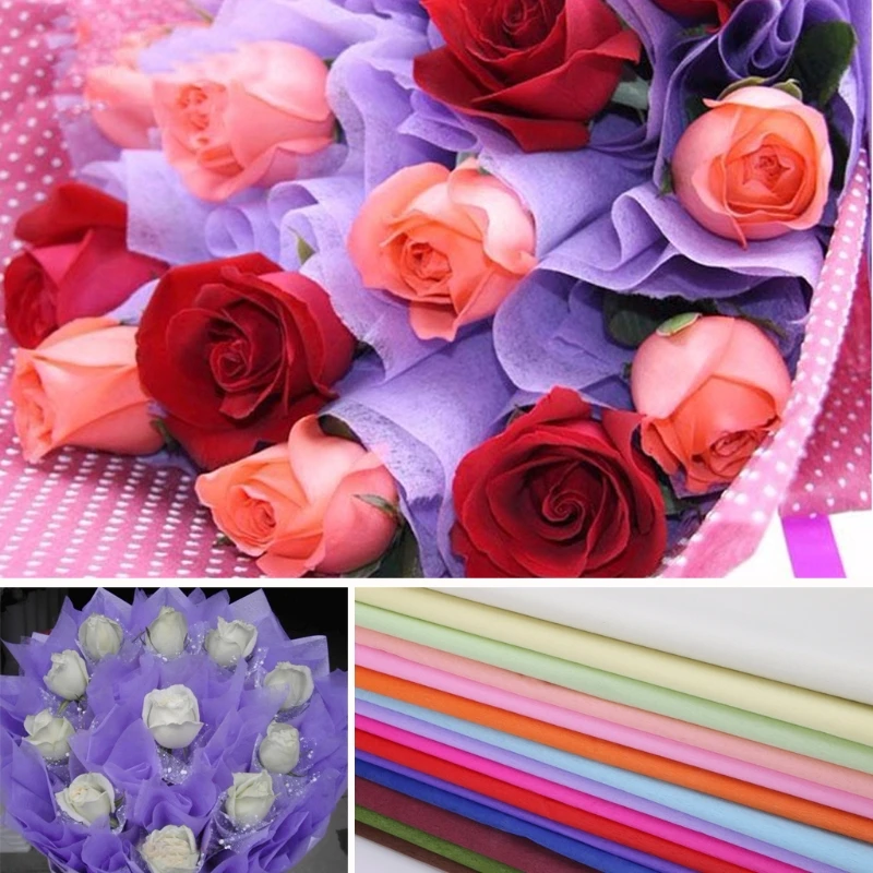 Image Tissue Paper Gift Wrap Wedding Birthday Party Supplies 43Sheets Pack 50x50cm Gift Boxes Bags Packages