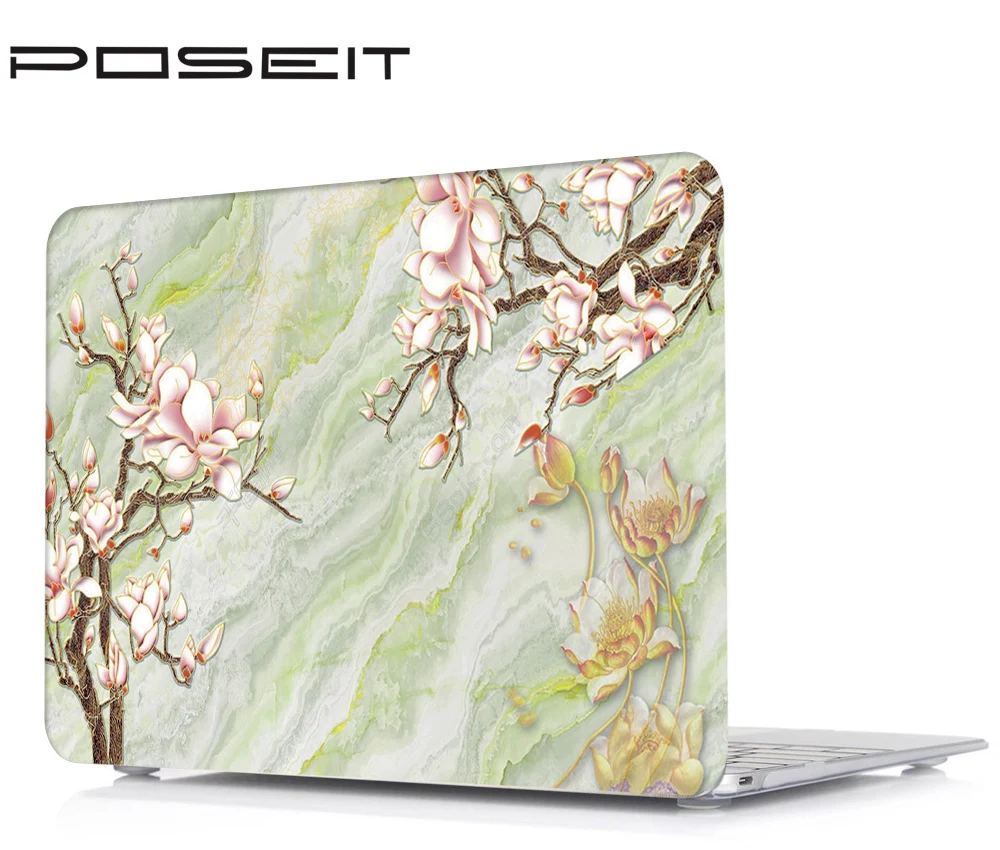 Новый Твердый чехол с мраморными принтами + для клавиатуры Macbook Pro 13 &quot15&quot Retina 12 15