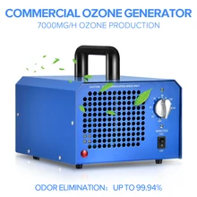 Portable Stainless Steel 220V/110V Commercial Ceramic Ozone Generator Air Purifier Cleaner with 7000MG/H Ozone Disinfection ce emc lvd fcc 7g h ozone generator 220v