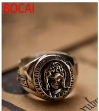 925 sterling silver jewelry Virgin Mary picture male and female models open ring 032881w