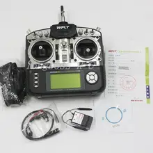 WFLY WFT08X 2,4G большой экран с WFR09 приемник WFT08 обновления для RC Hleicopter самолет лодка автомобиль