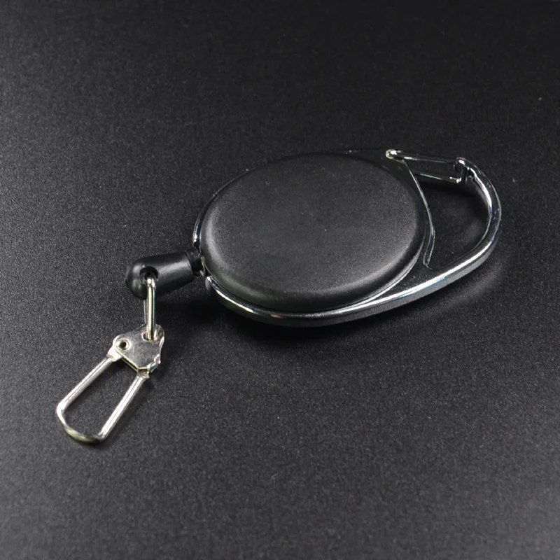 

SZ004 Fly Fishing Tools Zinger Retractor Extractor Keeper Tether Retractable Reel Anglers Badge Holder with epacket