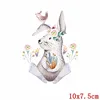 Prajna Cute Rabbit Patches Iron On Transfer For Clothing T-Shirts Heat Thermal Transfer For Clothes Animal Owl Fox Patch Decor F ► Photo 3/6