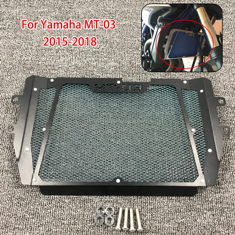 

For Yamaha MT-03 MT03 MT 03 2015 2016 2017 2018 Motorcycle Radiator Grille Grill Guard Cover Protector Perfect fit MT-03 MT 03