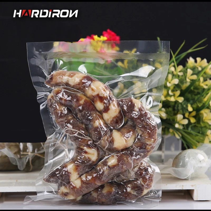 

0.16mm Small Size Vacuum Hot Seal Food Storage Bags Vacuum Pack Pouches Clear Color Smooth Surface Plastic Food Vacuum Bags
