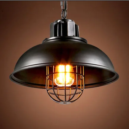 

New American industrial loft vintage pendant lights black white iron edison glass retro loft vintage pendant lights lamp
