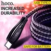 hoco usb type c cable fast charging usb c charger usbc wire stainless steel braid usb-c cord data sync c type cable for Android ► Photo 1/6