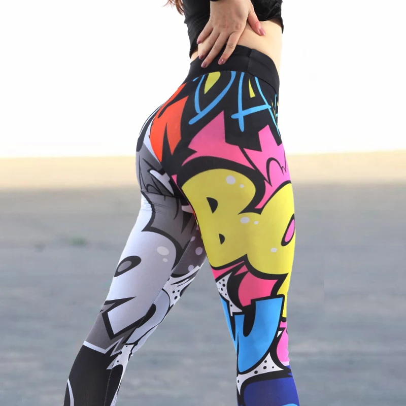 

Women Digital Printing Leggings Workout Leggings High Waist Push Up Leggins Fitness Legging Running Sports Gym Pants Trousers