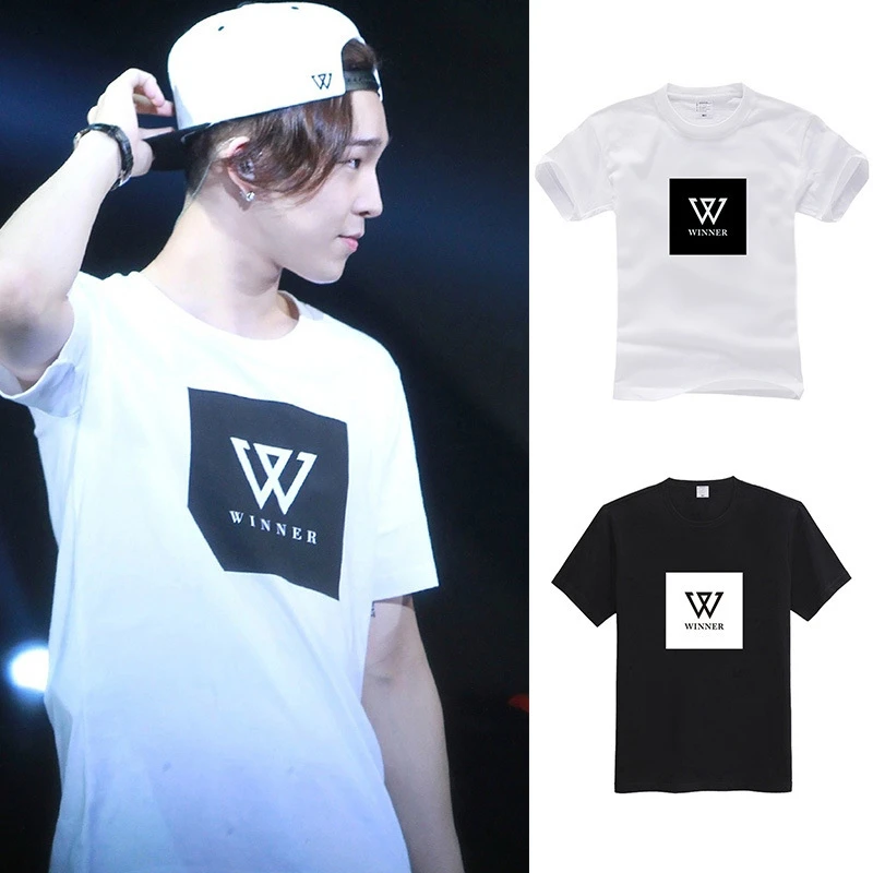 16 Kpop韓国ファッション勝者hiphop美濃歌ミンホナムのテコンドーは鉉アルバム綿tシャツ服tシャツtシャツ Fashion T Shirt T Shirt Fashioncotton Tshirt Aliexpress