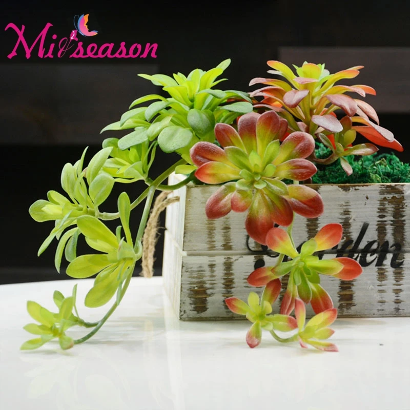 Natural Samll Artificial Hanging Succulent Plant Fake Leaves Green Garland Flowers For Home wall Balcony Party Decoration Natural Samll Artificial Hanging Succulent Plant Fake Leaves Green Garland Flowers For Home wall Balcony Party Decoration