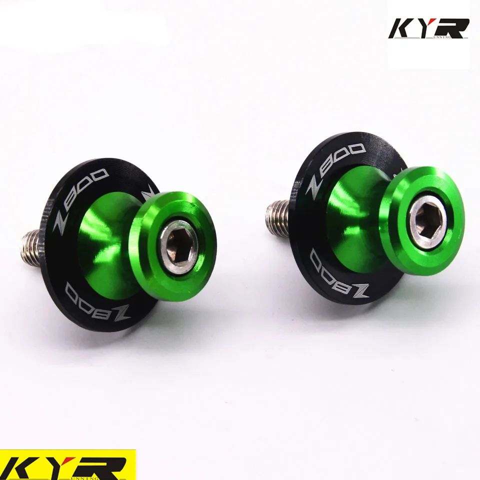 

8MM For KAWASAKI Z800 2012-2016 Motorcycle Accessories Swingarm Spools slider 8mm stand screws LOGO Z800