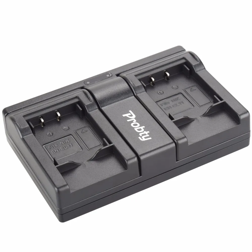 Bateria + Carregador Duplo para Sony Câmera de Ação e Esportes Visual 4 Unidades Probty 1 Mini Usb Az1 Az1v Az1vr - Image 2