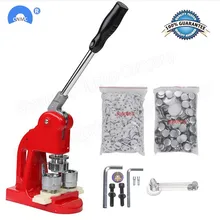 Máquina fabricante de perfurar emblema, 25mm/32mm, máquina de fabricante de imprensa com 1000 botão círculo, peças + cortador de círculo para venda