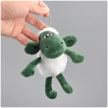 Милые плюшевые игрушки Овцы Мультфильм ягненка Подвески с изображениями животных куклы Peluche брелок 10 шт./Партия 15 см