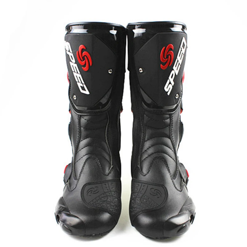 Мотоциклетные ботинки для верховой езды Tribe Moto Racing Boot Защитное снаряжение для мотокросса из искусственной кожи высокие ботинки B1001