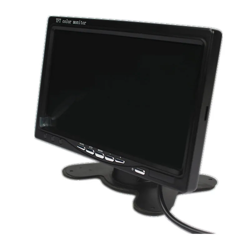 

SH708 7 inch 16:9 car TFT LCD 8-36V Stand alone Monitor Car Rear View monitor 800*480 Resolution