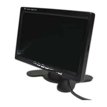 

SH708 7 inch 16:9 car TFT LCD 8-36V Stand alone Monitor Car Rear View monitor 800*480 Resolution