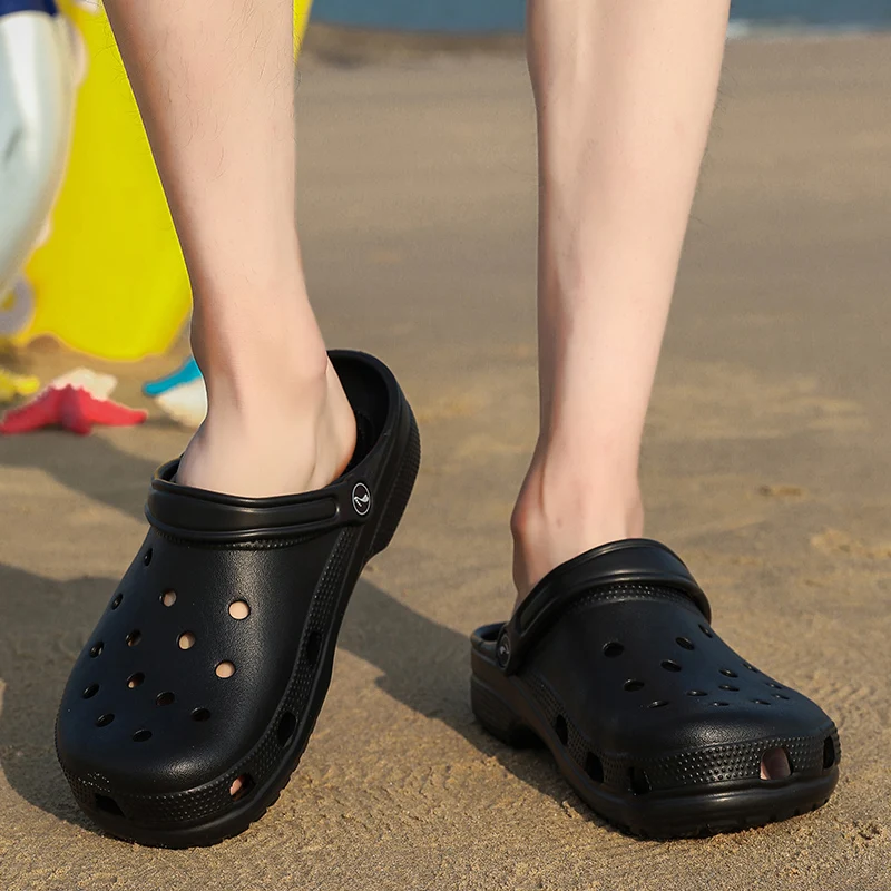 

Women Water Sandals Summer Slipper Lightweight Croc 2018 Beach Casual Flat Slip On Flip Flops Men Duet Max Classic Garden Shoes