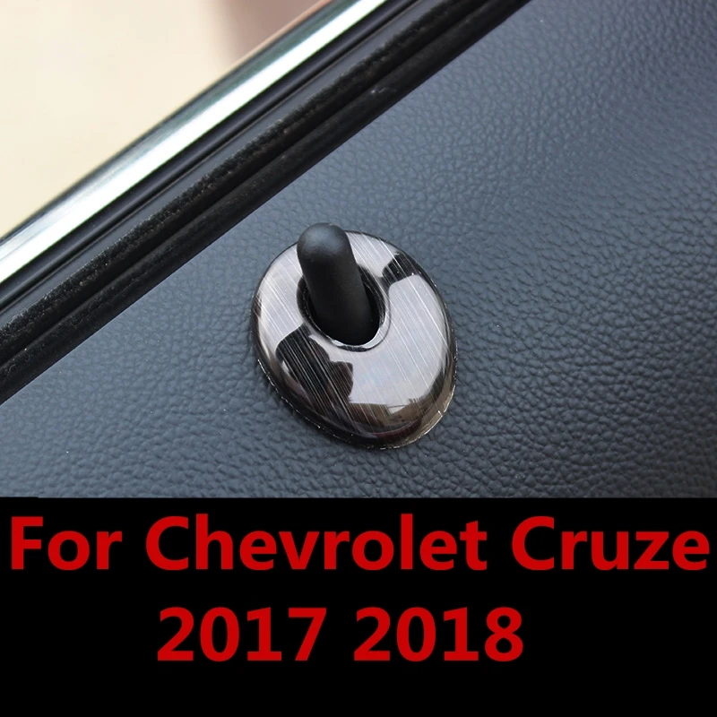 Для Chevrolet Cruze 2017 2018 Стайлинг автомобиля внутренняя металлическая крышка дверных