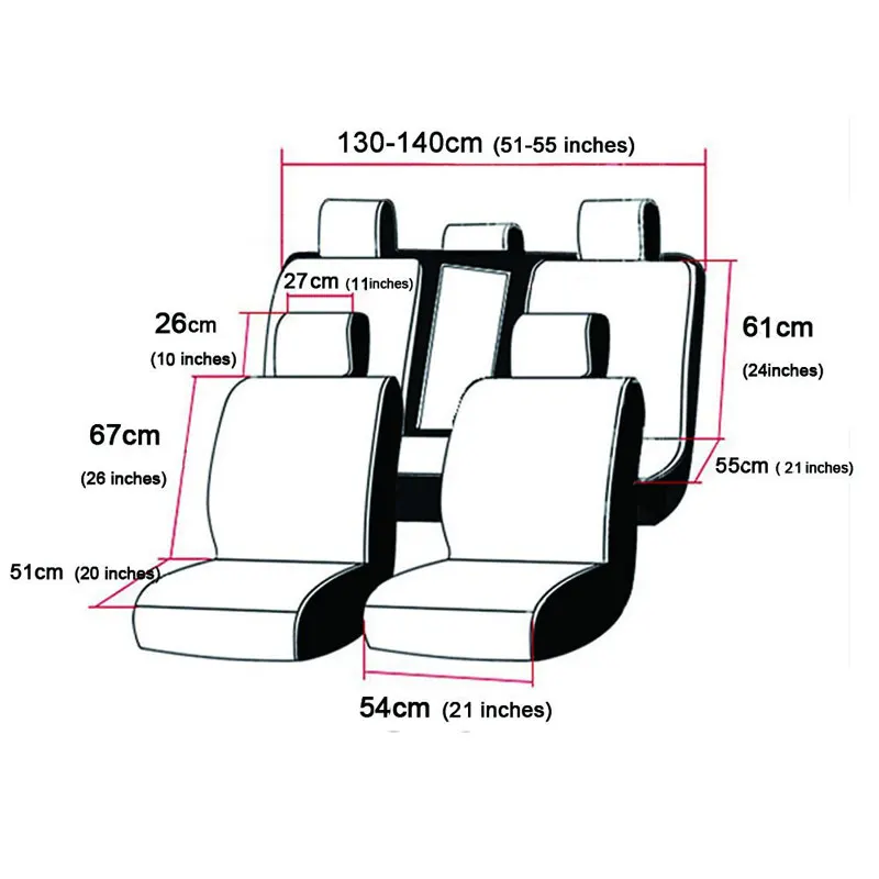 Чехлы для сидений автомобиля чехлы hyundai tucson veloster veracruz verna solaris 2018 2017 2016 2015|seat cover