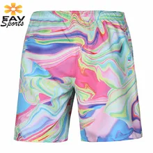 Полиэстер Пляжные шорты быстрое высыхание Для мужчин брюки для серфинга 3D принт летние плавательные шорты брюки путешествия Surf мужские плавки