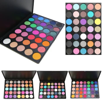 

35 Color Nature Make up Palette Eyeshadow Pallete Gorgeous Silky Powder Professional Smoky Warm Matte Shining Eye Shadow