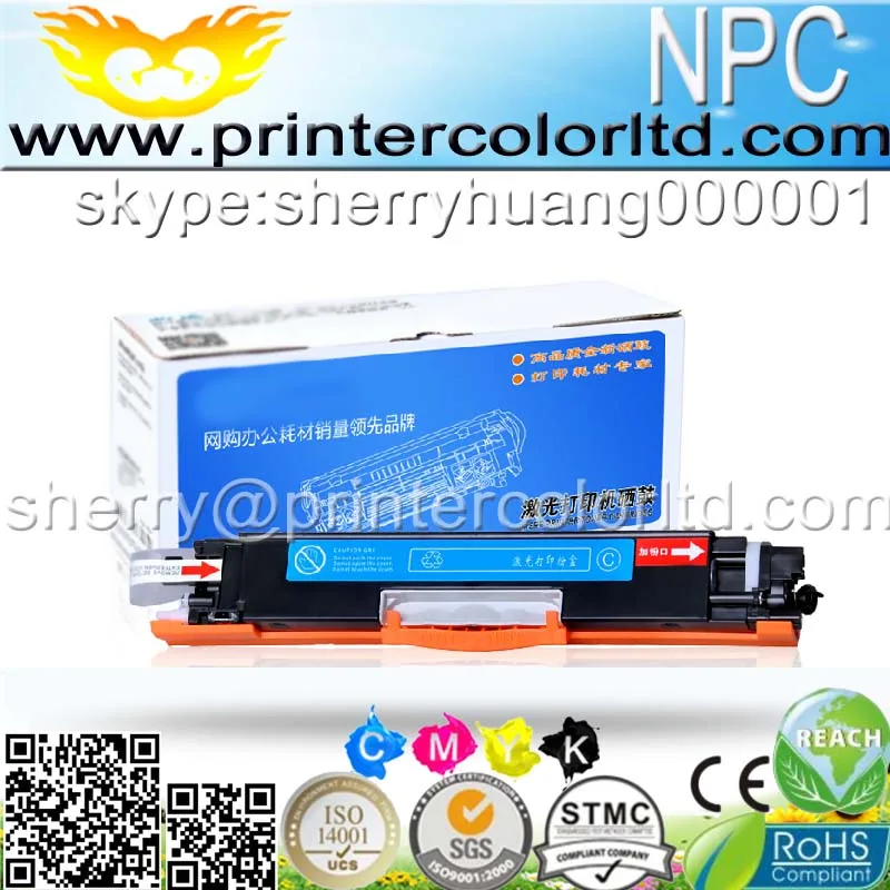 Картридж с тонером CF350A для HP 130A совместимый цветной картридж принтера Color LaserJet MFP