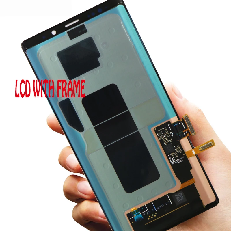 Оригинальный супер AMOLED 6 4 ''ЖК дисплей с рамкой для SAMSUNG GALAXY Note 9 Note9 N960F