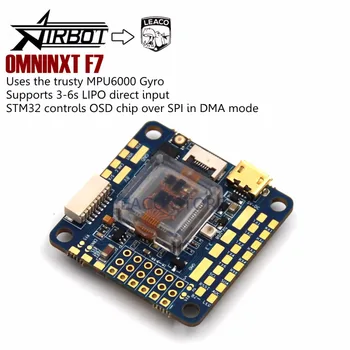 OMNINXT F7 Airbot top of the range flight controller based on the Omnibus F7 v2 for quadcopter asgard v2 omnibus f405 aio flight controller 4pcs blheli s esc on one pcb osd sd card current sensor bec dshot j h 15 firmware