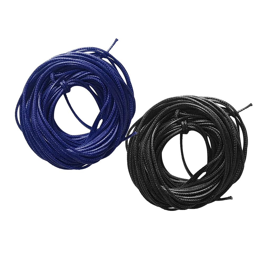 2 Pieces/set 10m Waxed Nylon Cord String Jewelry Making Accessories for DIY Necklace Bracelet Beading 1.5mm